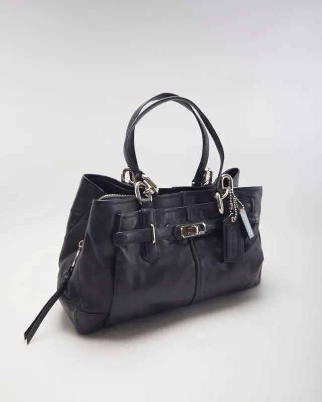 Coach Chelsea Jaden Black Leather Handbag sold by Rokit