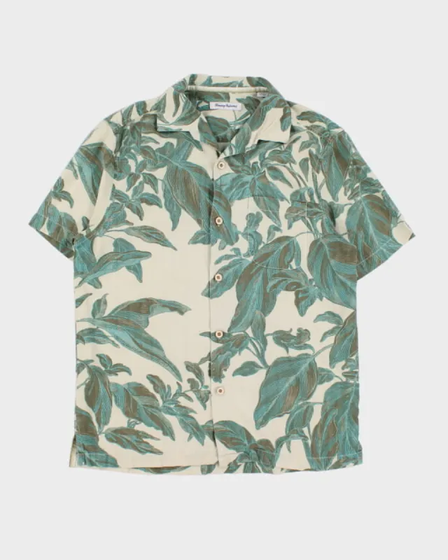 Vintage Men's Tommy Bahama Silk Hawaiian Shirt - M sold by Rokit