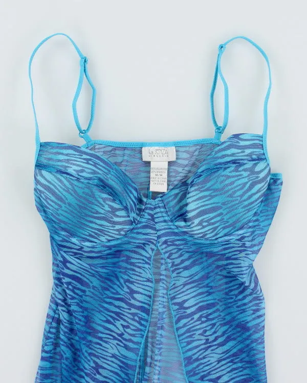 Vintage Y2k 00s La Senza Zebra Print Cami - M sold by Rokit product image thumbnail 3