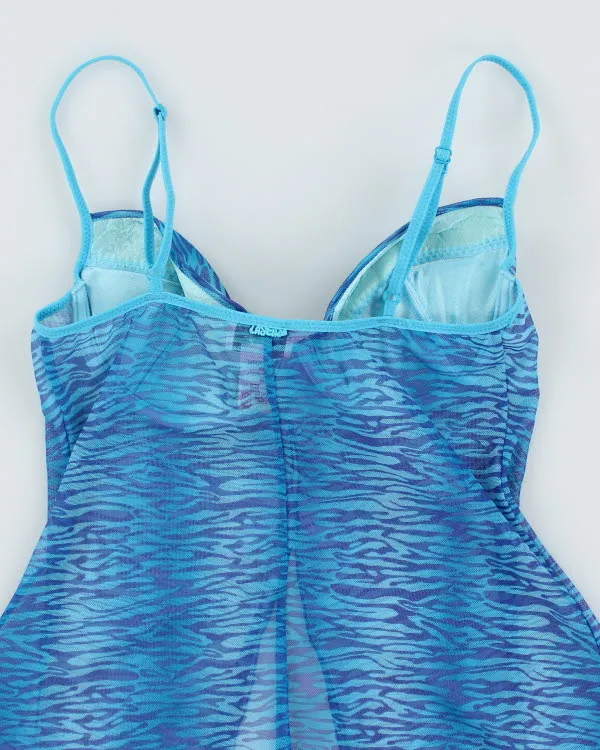 Vintage Y2k 00s La Senza Zebra Print Cami - M sold by Rokit product image thumbnail 4