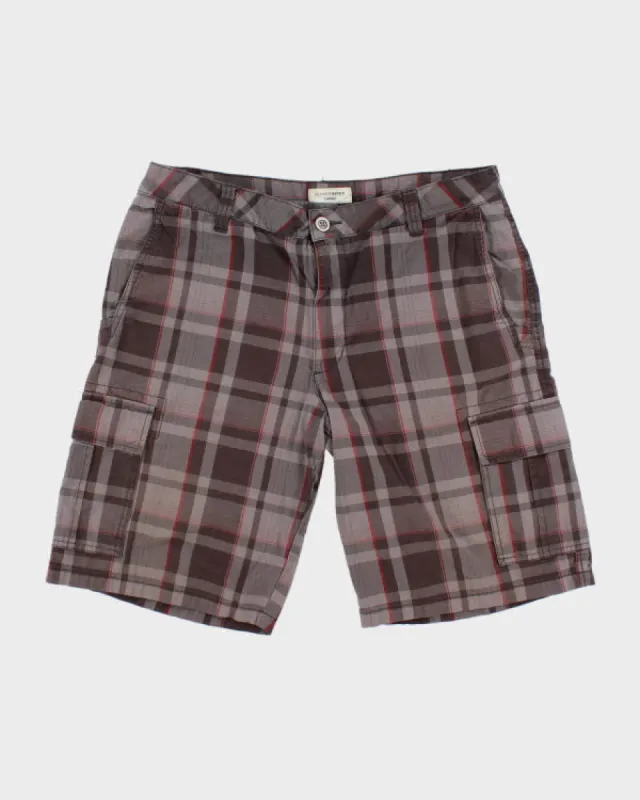 Vintage Baggy Checked Cargo Shorts - W36 L11 sold by Rokit