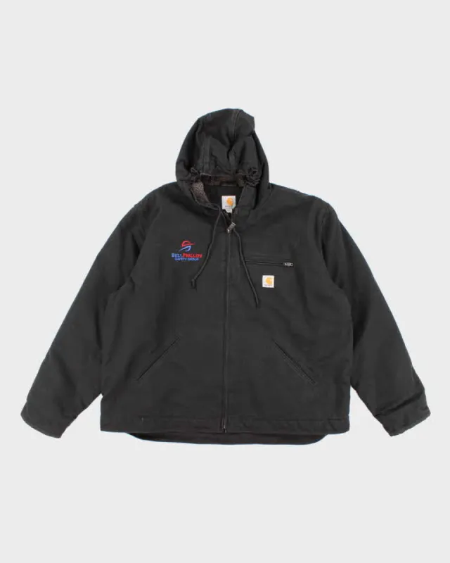 00s Carhartt Hooded Sherpa Lined Workwear Jacket - XXL sold by Rokit