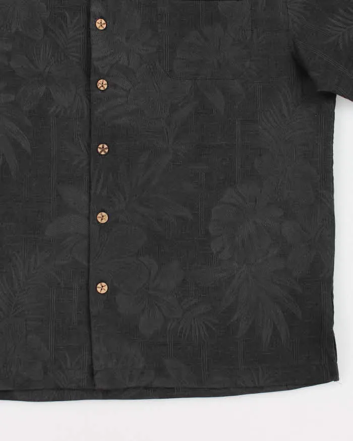 Jamaica Jaxx Black Hawaiian Silk Shirt - L sold by Rokit product image thumbnail 4