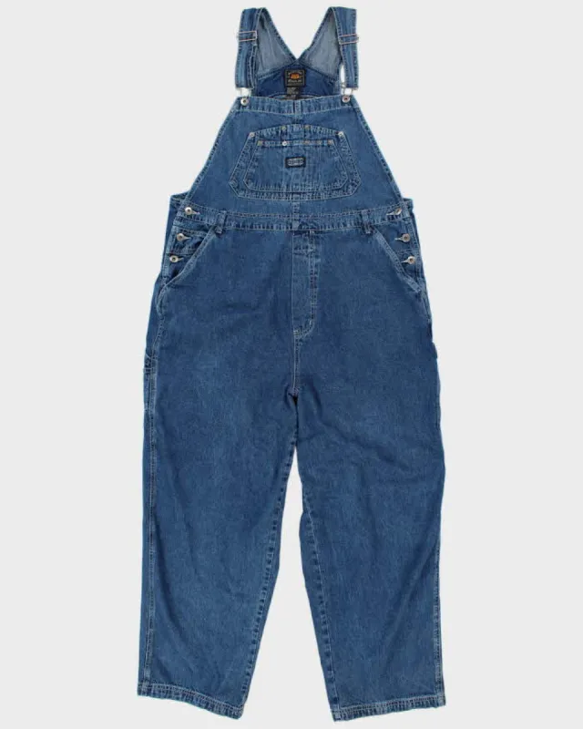 Vintage 90s Route 66 Embroidered Dungarees - W44 L29 sold by Rokit