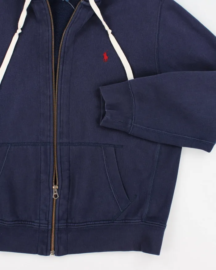 Vintage 90s Polo by Ralph Lauren Zip-Up Hoodie - XL sold by Rokit product image thumbnail 4