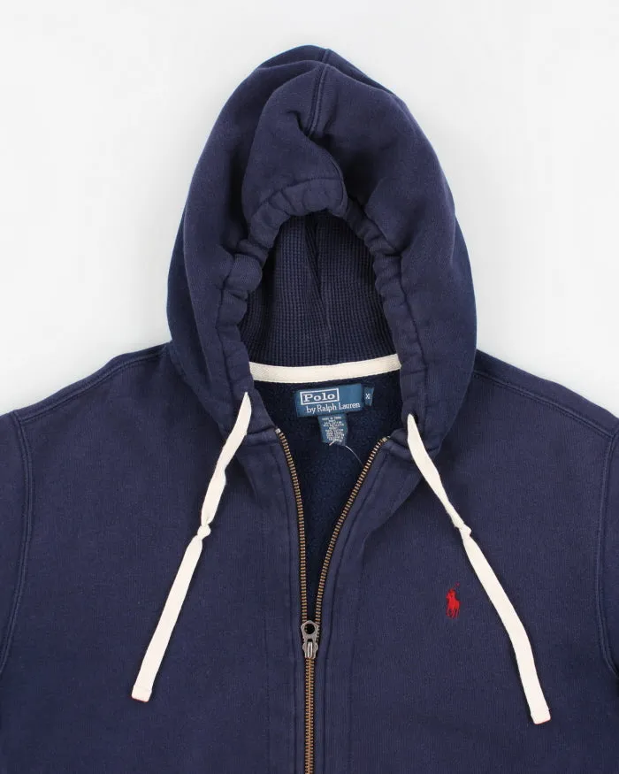 Vintage 90s Polo by Ralph Lauren Zip-Up Hoodie - XL sold by Rokit product image thumbnail 3