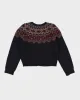 Vintage 90s Jacob Fair Isle Wool Cardigan - S sold by Rokit