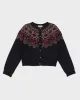 Vintage 90s Jacob Fair Isle Wool Cardigan - S sold by Rokit