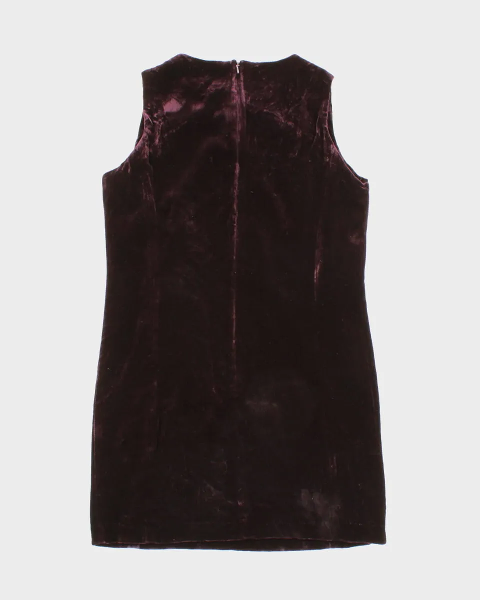 Vintage 90s Gap Velvet Dress - M sold by Rokit product image thumbnail 2