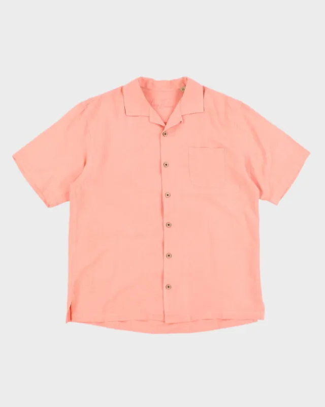 Tommy Bahama Flower Print Shirt - L sold by Rokit