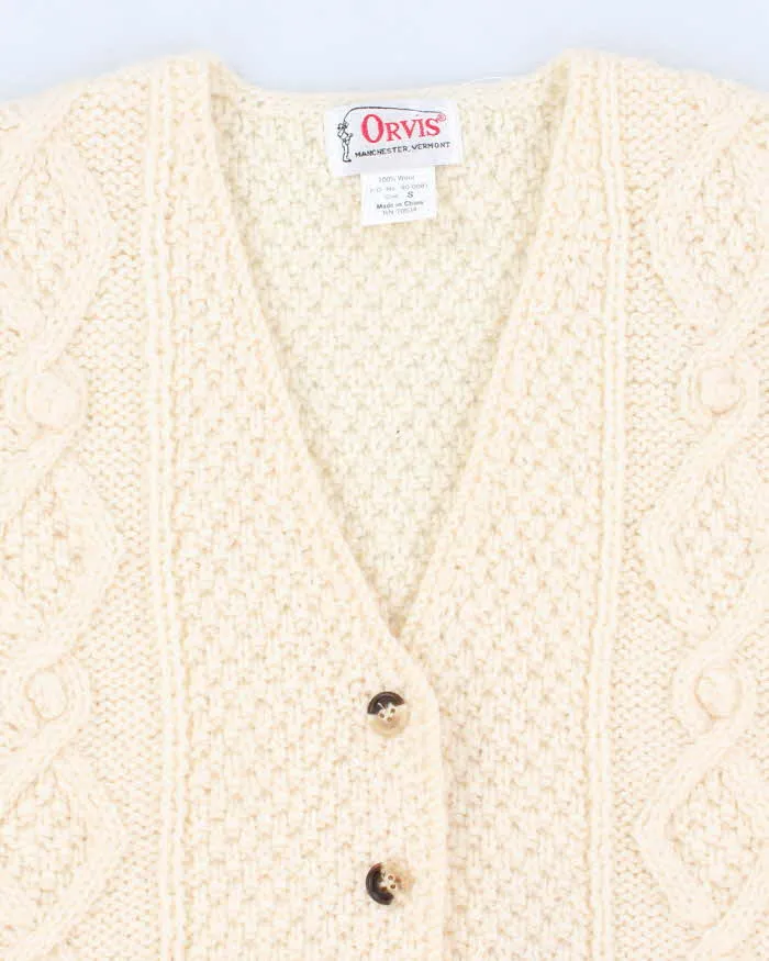 Vintage 90s Orvis Wool Cardigan Vest - S sold by Rokit product image thumbnail 3