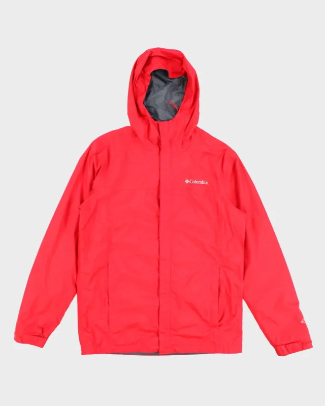 Mens Columbia Red Hiking Wind Breaker Jacket - S sold by Rokit