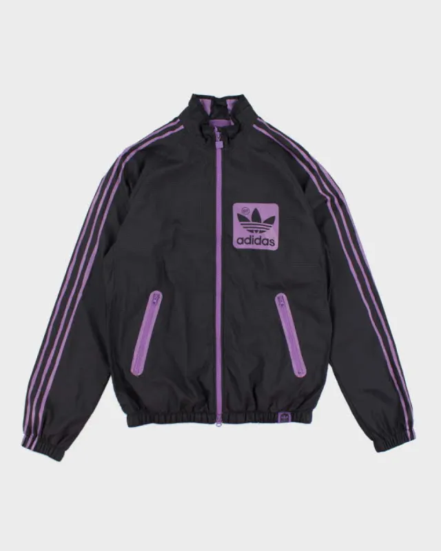 Adidas Purple & Black Waterproof Jacket - M sold by Rokit