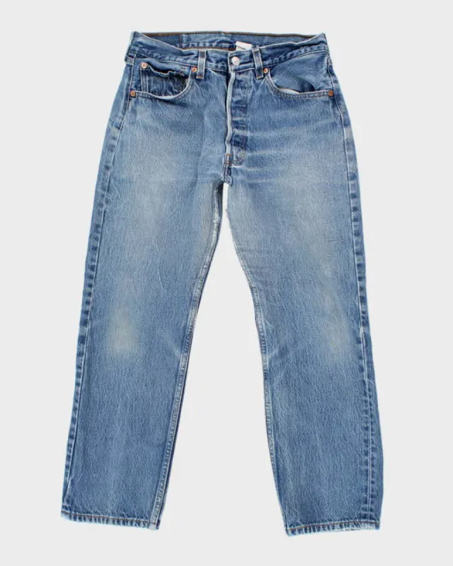 Men's Vintage Levi's 501 Light Wash Jeans - W26 L25 sold by Rokit