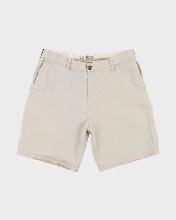 Vintage Dockers High Waisted Chino Shorts - W34 L9 sold by Rokit
