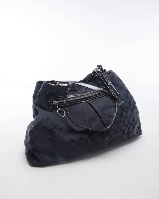 All Black Monogram Coach Bag sold by Rokit