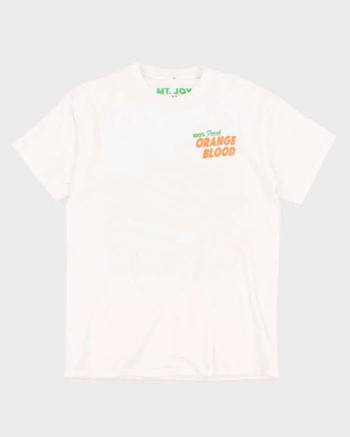 00s 100% Fresh Orange Blood Graphic T-shirt - M sold by Rokit