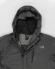 The North Face Grey Hooded Windbreaker - L sold by Rokit
