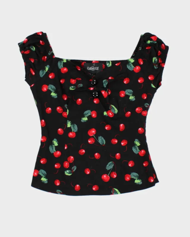 Y2k 00s Collectif Cherry Top - S sold by Rokit