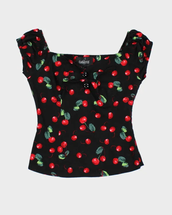 Y2k 00s Collectif Cherry Top - S sold by Rokit