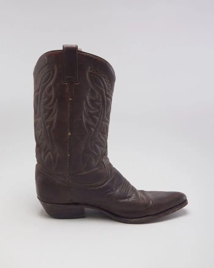 Vintage Brown Cowboy Boots - UK8 sold by Rokit product image thumbnail 2