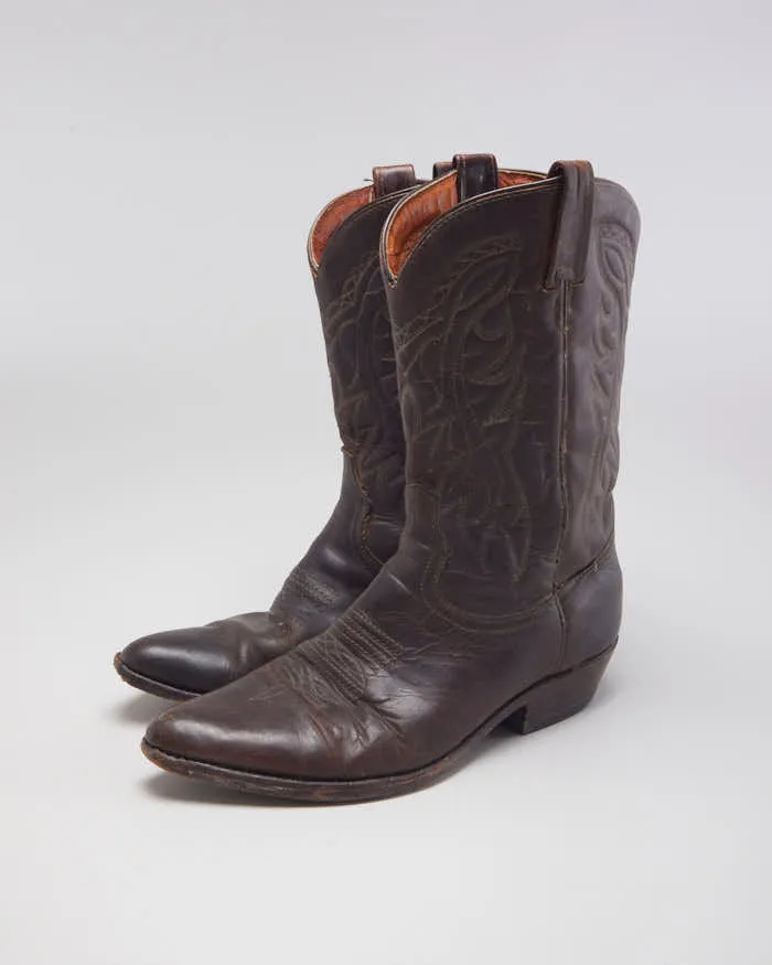 Vintage Brown Cowboy Boots - UK8 sold by Rokit product image thumbnail 5