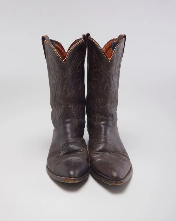 Vintage Brown Cowboy Boots - UK8 sold by Rokit product image thumbnail 3