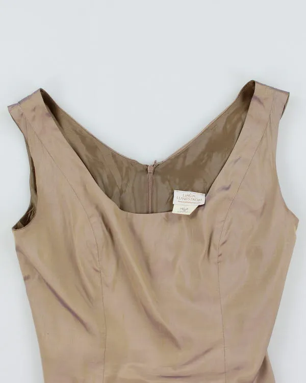 Vintage 90s Iridescent Silk Top - L sold by Rokit product image thumbnail 3