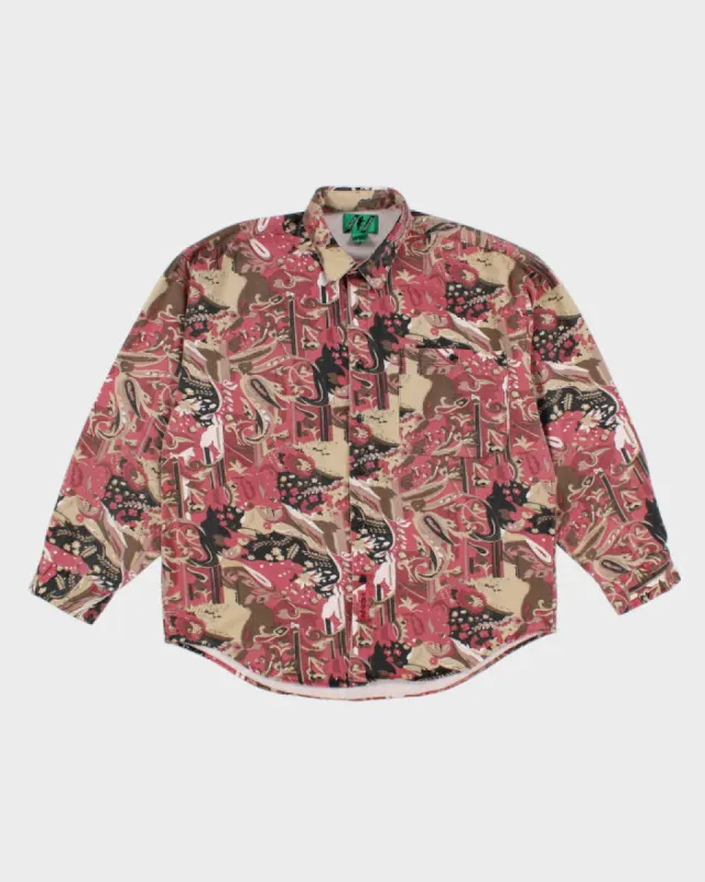 Vintage 90s Trutus Biancara Patterned Shirt - XL sold by Rokit