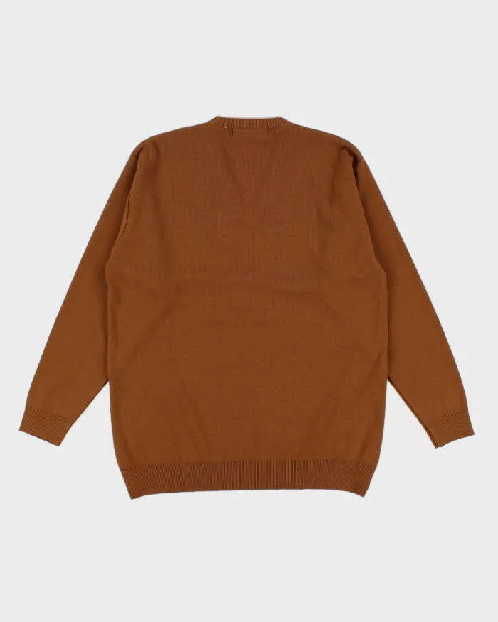 Vintage Men's Brown Argyll Wool Knit Jumper - M sold by Rokit product image thumbnail 2