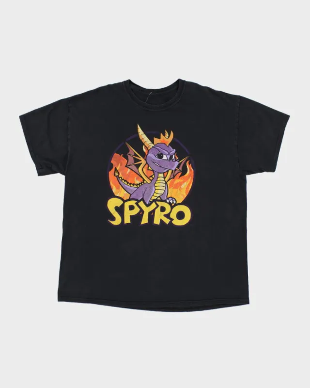00s Black Spyro T-Shirt - XL sold by Rokit