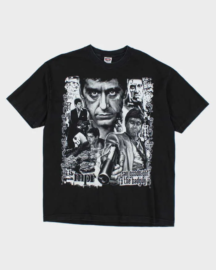 Vintage Scarface Black Graphic T-shirt - XL sold by Rokit