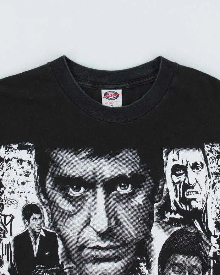 Vintage Scarface Black Graphic T-shirt - XL sold by Rokit product image thumbnail 3