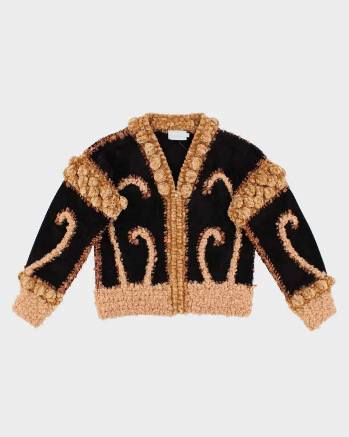 Vintage Woman's Suede and wool Unique Jacket - XS sold by Rokit