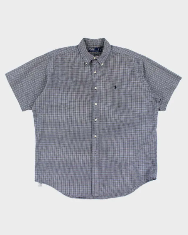 Ralph Lauren Check Pattern Short Sleeve Shirt - L made by Ralph Lauren