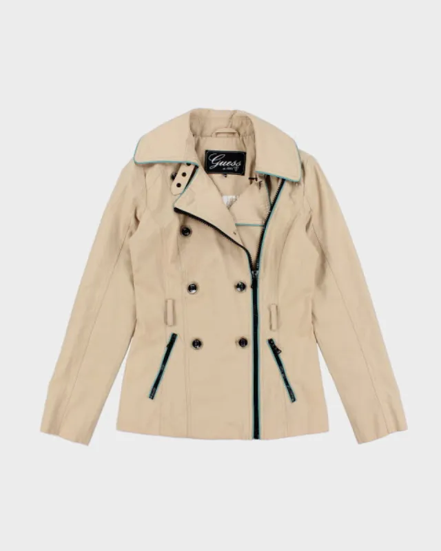 Y2k 00s Guess Double Breasted Jacket - XS sold by Rokit