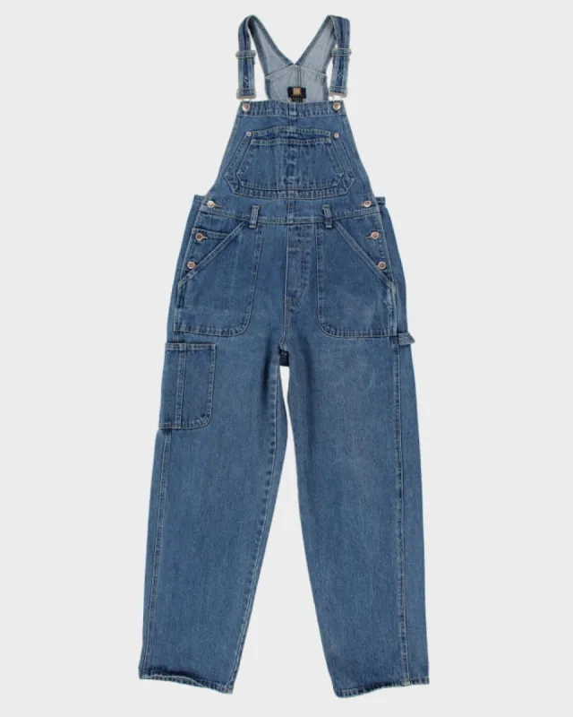 Vintage 90s Roughwear Denim Carpenter Dungarees - W38 L32 sold by Rokit