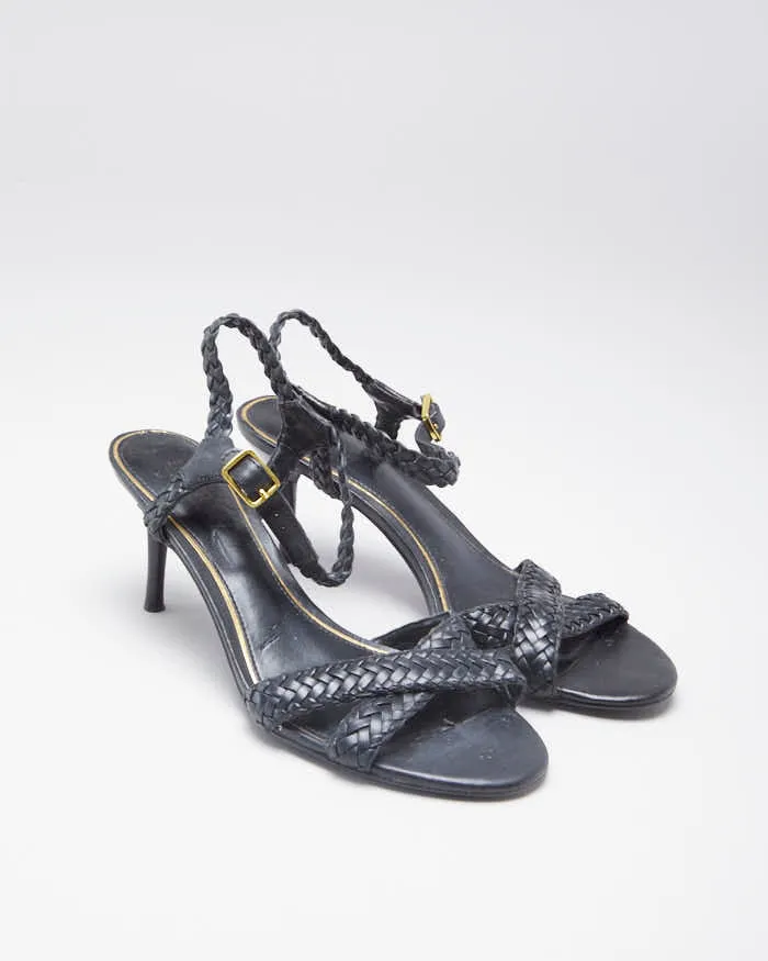 Women's Black Ralph Lauren Braided Leather Sandals - 6 sold by Rokit