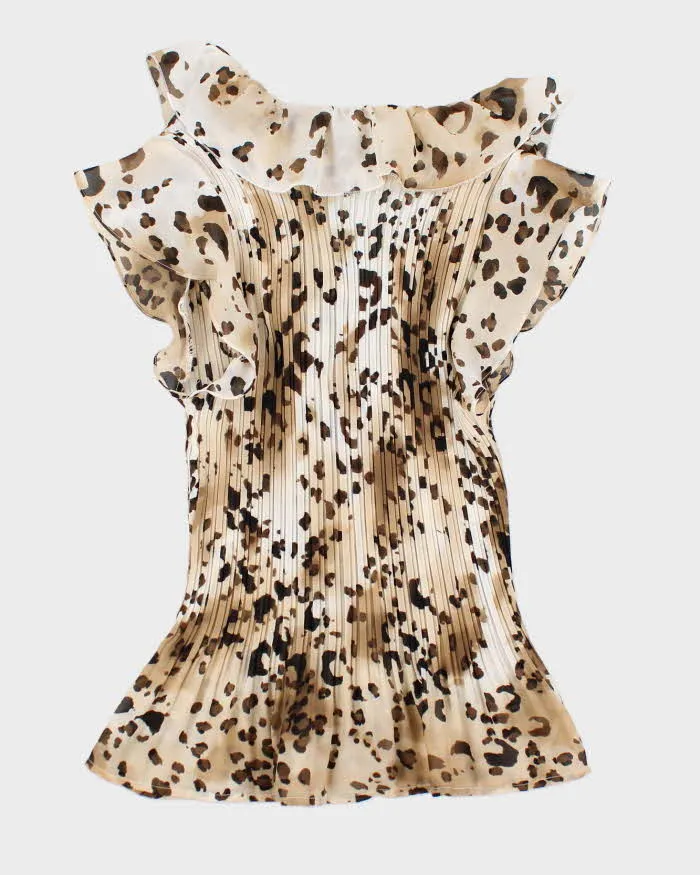 Y2k 00s Allison Taylor Leopard Print Shirt - XL sold by Rokit product image thumbnail 2