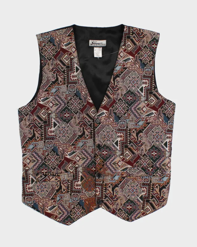 Vintage Pier Connection Embroidered Waistcoat - XL sold by Rokit