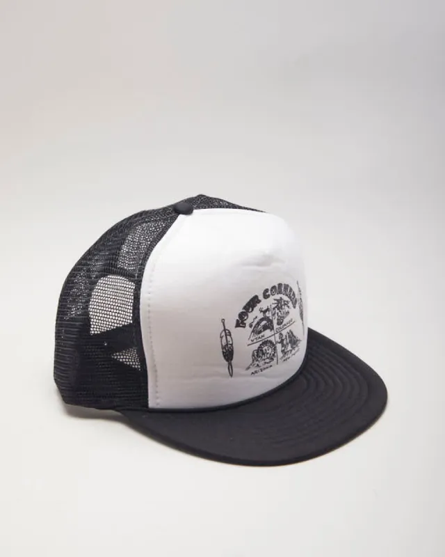 Vintage 90's Four Corners Trucker Cap - OS sold by Rokit