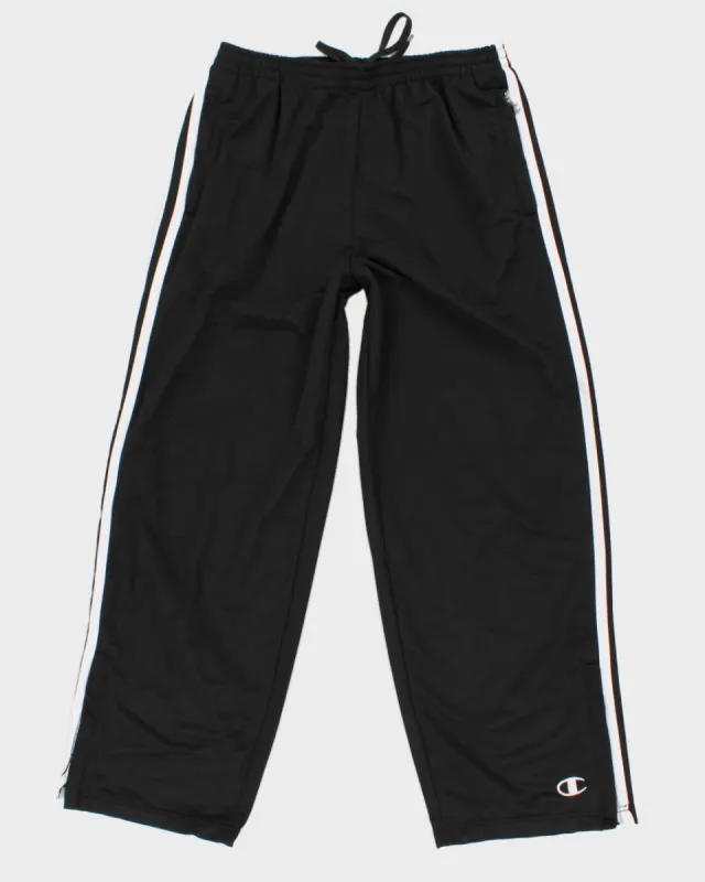 Womens Black Champion Track Trousers - M made by Champion