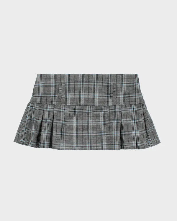 Y2k 00s Digital Clothing Plaid Mini Skirt - M sold by Rokit product image thumbnail 2