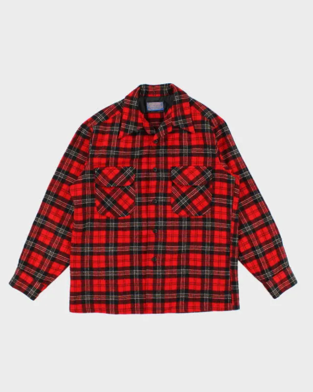 Vintage 60s Pendleton Tartan Wool Shirt - M sold by Rokit