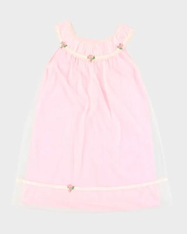 Vintage 60s Cahill Pink Night Gown -M sold by Rokit