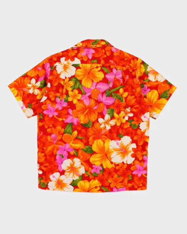 Vintage 80's Floral Printed Hawaiian Shirt - M sold by Rokit product image thumbnail 2