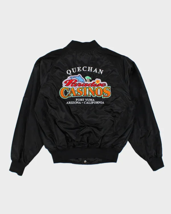 Vintage 90's Casino Embroidered Bomber Jacket - M sold by Rokit product image thumbnail 2