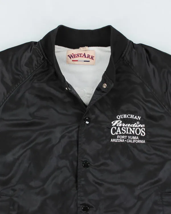 Vintage 90's Casino Embroidered Bomber Jacket - M sold by Rokit product image thumbnail 3