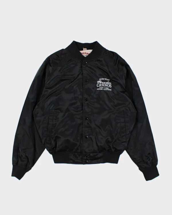 Vintage 90's Casino Embroidered Bomber Jacket - M sold by Rokit