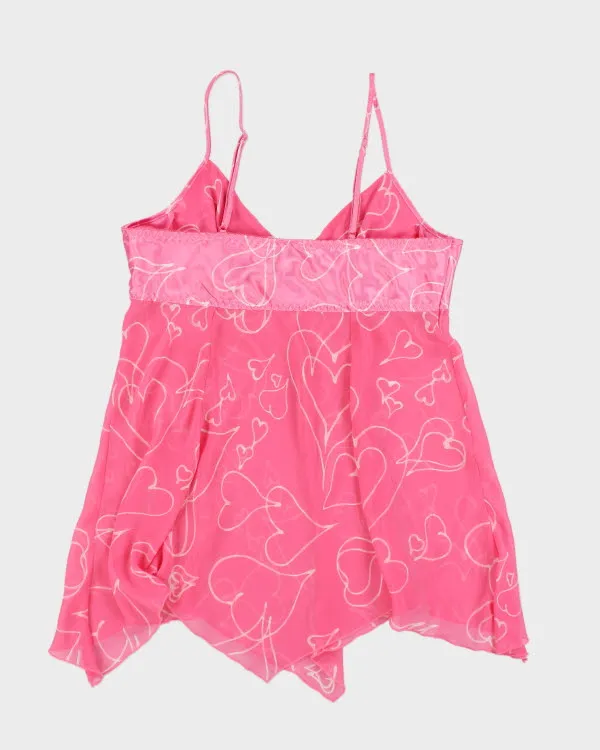 Y2k 00s Linda Pink Mesh Slip - L sold by Rokit product image thumbnail 2